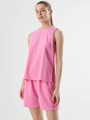 Sinsay - Top Basic - różowy