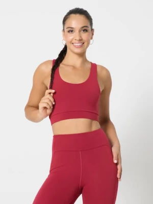 Sinsay - Top sportowy - bordowy