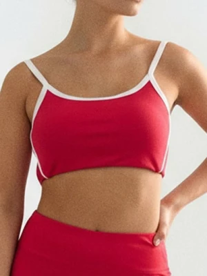 Sinsay - Top sportowy Gym Hard - czerwony