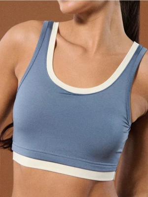 Zdjęcie produktu Sinsay - Top sportowy Gym Hard - niebieski