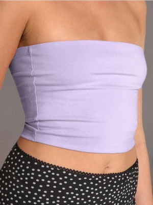 Sinsay - Top typu bandeau w stylu basic - fioletowy