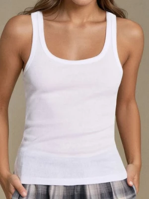 Sinsay - Top typu bokserka - biały