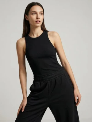 Sinsay - Top typu bokserka - czarny