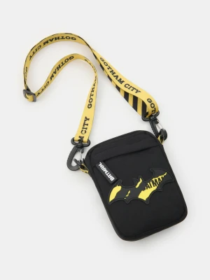 Sinsay - Torba crossbody z naszywką Batman - czarny