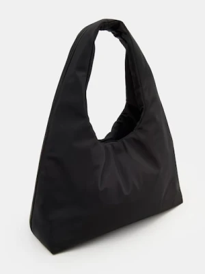 Sinsay - Torba na ramię typu hobo - czarny