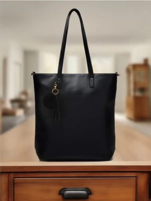 Sinsay - Torba shopper - czarny