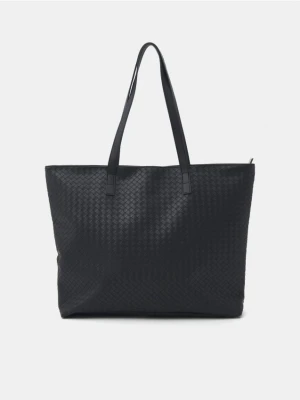 Sinsay - Torba shopper - czarny