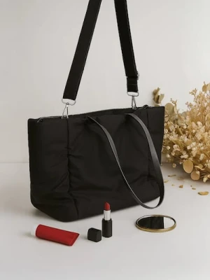 Sinsay - Torba shopper - czarny