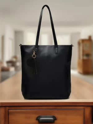 Sinsay - Torba shopper - czarny