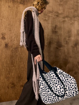 Sinsay - Torba shopper w zwierzęcy wzór - wielobarwny