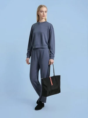 Sinsay - Torba shopper z ozdobnym frędzlem - czarny