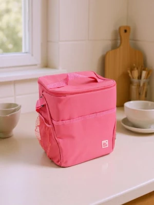 Sinsay - Torba termiczna z kieszonkami po bokach - różowy