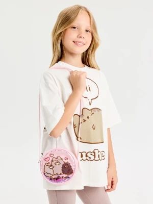 Sinsay - Torba z brokatem Pusheen the Cat - różowy