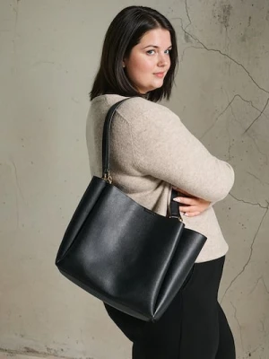 Sinsay - Torba z kosmetyczką - czarny