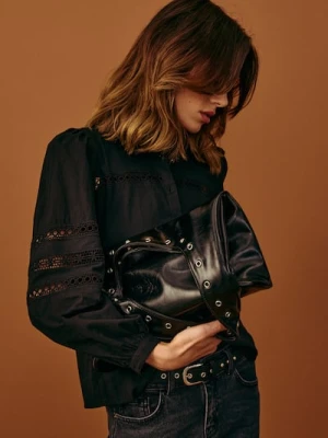 Zdjęcie produktu Sinsay - Torba z przelotkami - czarny