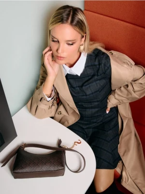 Sinsay - Torebka bagietka z monogramem - wielobarwny