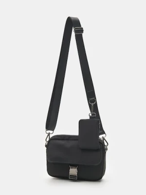 Sinsay - Torebka crossbody z dodatkową saszetką - czarny