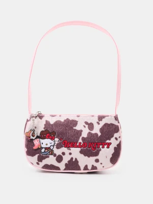 Sinsay - Torebka Hello Kitty ze sztucznym futerkiem w stylu western - wielobarwny