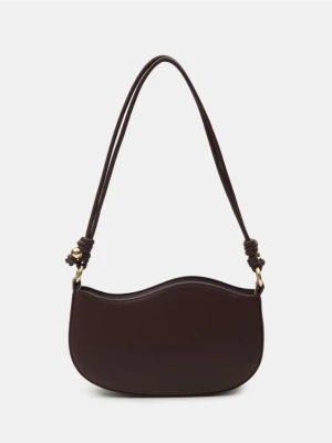 Zdjęcie produktu Sinsay - Torebka hobo z imitacji skóry - brązowy