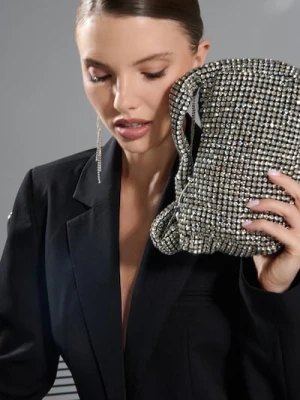 Sinsay - Torebka hobo z ozdobnymi cyrkoniami - wielobarwny