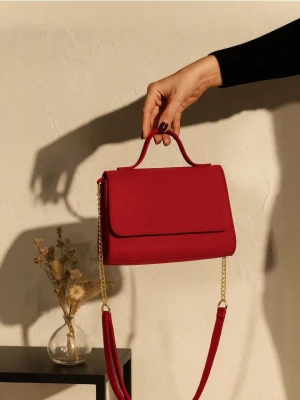 Sinsay - Torebka kuferek - czerwony