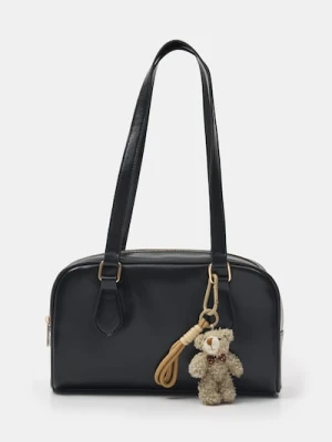 Sinsay - Torebka kuferek z imitacji skóry - czarny