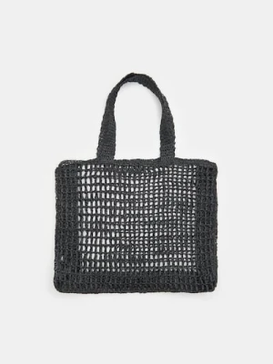 Sinsay - Torebka shopper - czarny