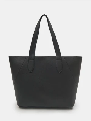 Sinsay - Torebka shopper z błyskawicznym zamkiem - czarny