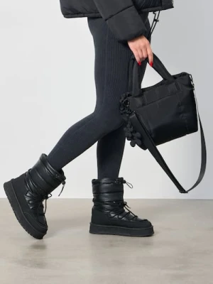 Sinsay - Torebka tote z odpinanym paskiem - czarny