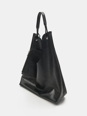 Sinsay - Torebka worek z etui - czarny