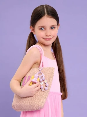 Sinsay - Torebka z napisem 3d - beżowy