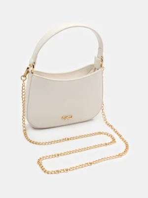 Sinsay - Torebka z ozdobnym łańcuszkiem - biały