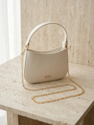 Sinsay - Torebka z ozdobnym łańcuszkiem - biały