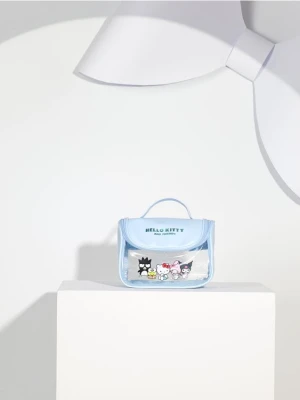 Sinsay - Transparentna kosmetyczka Hello Kitty and Friends - błękitny