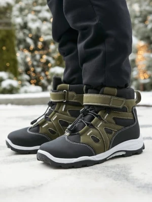 Sinsay - Trapery za kostkę ze ściągaczem - khaki