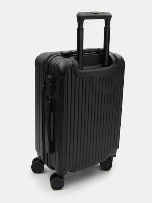 Sinsay - Twarda walizka podróżna na kółkach - czarny