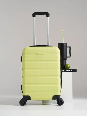 Sinsay - Twarda walizka podróżna na kółkach - zielony