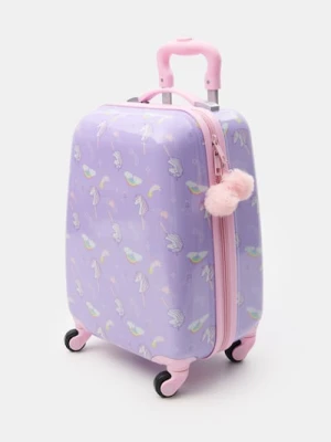 Sinsay - Walizka dziecięca w jednorożce - fioletowy
