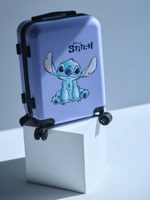 Sinsay - Walizka kabinowa z nadrukiem Stitch - błękitny