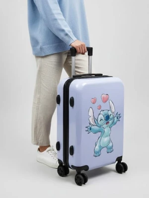 Sinsay - Walizka z obrotowymi kółkami Stitch - błękitny