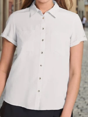 Sinsay - Wiskozowa koszula - biały