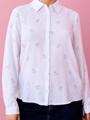 Sinsay - Wiskozowa koszula we wzór misia - wielobarwny