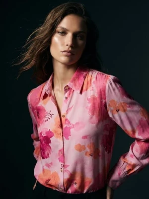 Sinsay - Wiskozowa koszula ze wzorem - wielobarwny