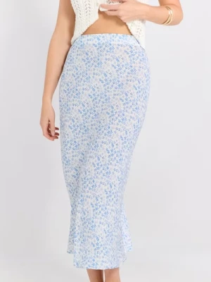 Sinsay - Wiskozowa spódnica maxi w kwiaty - wielobarwny