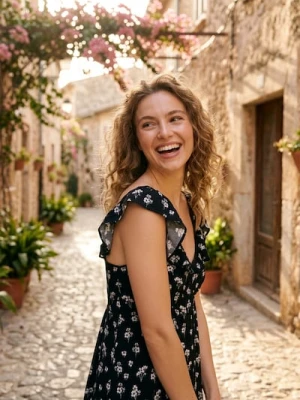 Sinsay - Wiskozowa sukienka maxi w kwiaty - wielobarwny