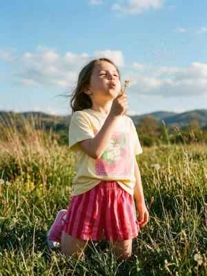 Sinsay - Wiskozowe szorty w paski - wielobarwny