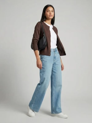 Sinsay - Wiskozowy kardigan - brązowy