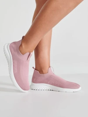 Sinsay - Wsuwane sneakersy - różowy