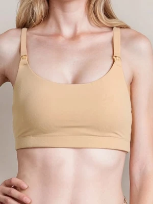 Sinsay - Wzorzysty biustonosz do karmienia - pomarańczowy