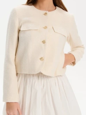 Sinsay - Żakiet - kremowy